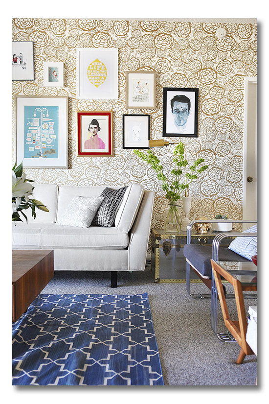 eclectic living room
