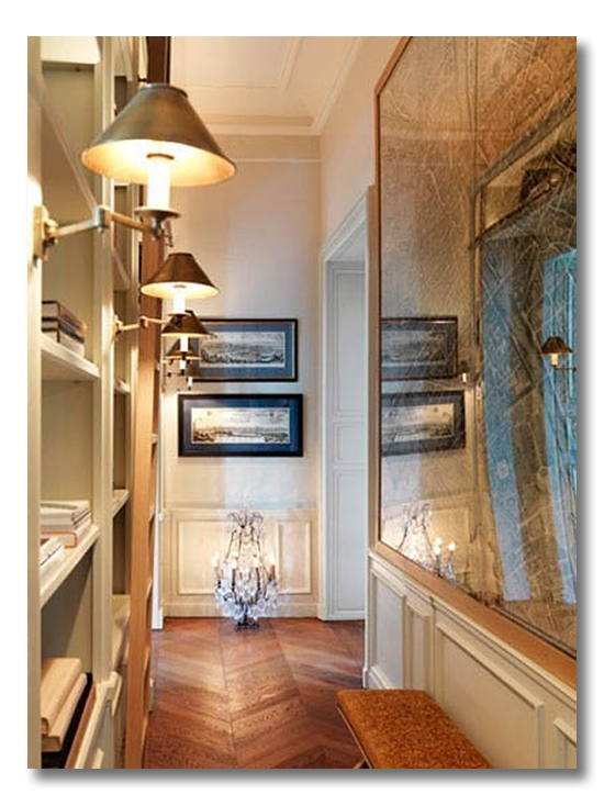 how to decorate a narrow entryway