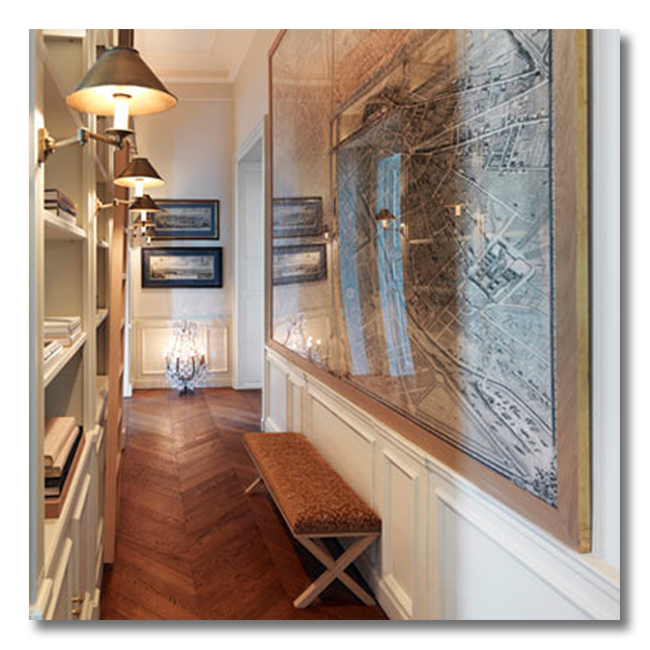 how to decorate a narrow entryway