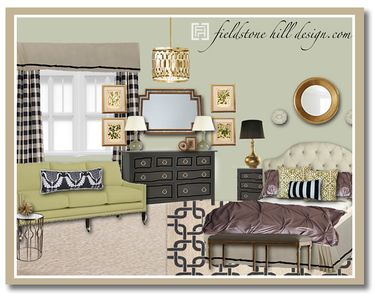 buffalo check - Master Bedroom Design Board- eDesign by Fieldstone Hill Design