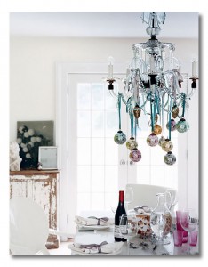 christmas chandelier- a great and glam diy project