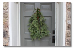 christmas door trimmings