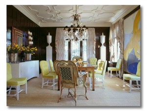 Thomas Bilhuber , ditto-worthy designer by Fieldstone Hill Design