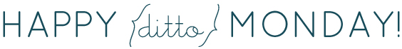 Happy {ditto} Monday! Ditto posts: learn how to ditto a designer room