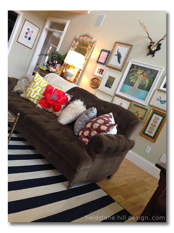 Edie's house Fieldstone Hill Design living room