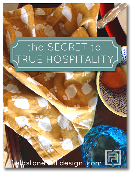 Secret to True Hospitality