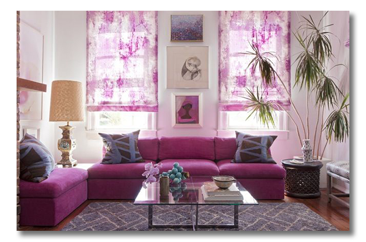 decorating with Radiant Orchid
