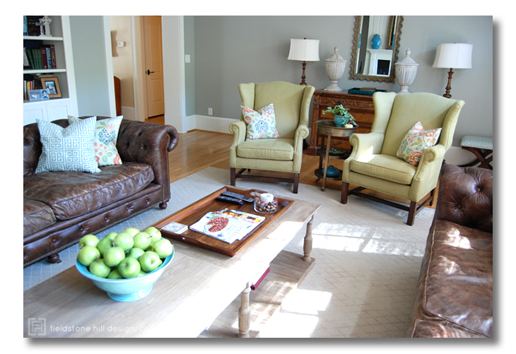 RichellaP Living Room 6, design by Fieldstone Hill Design