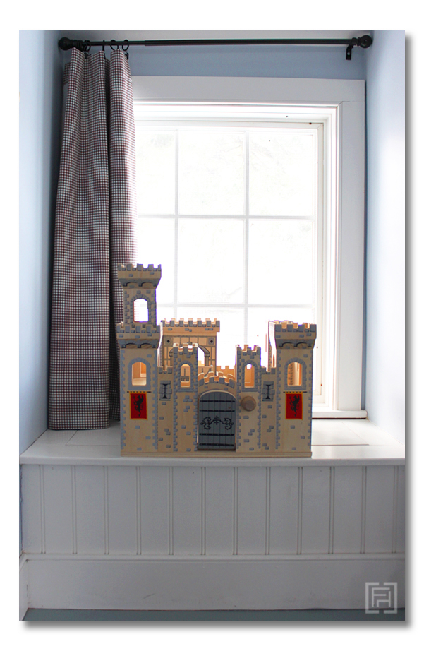 Boys room reveal castle Fieldstone Hill Design