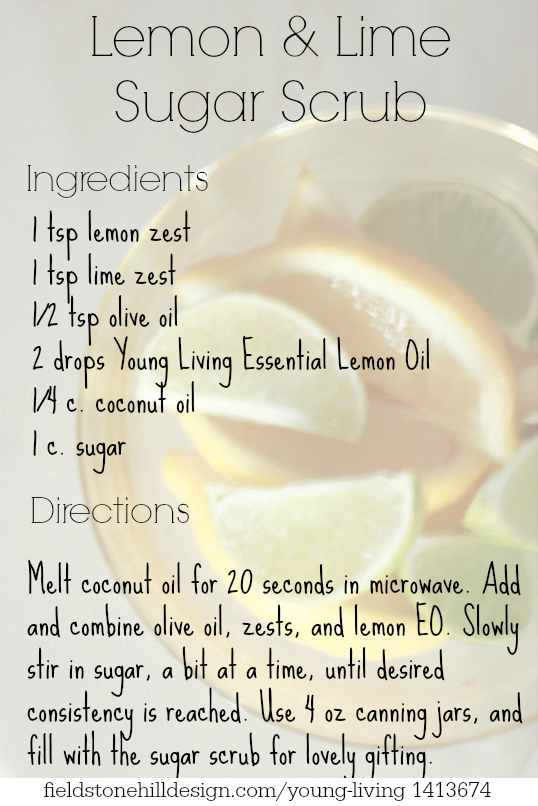 Spoil yourself! Does your house smell like a spa yet?? Essential oils are the key to Spa-Living at home! Once you get yours, try this lemon lime sugar scrub recipe! via @fieldstonehill #1413674