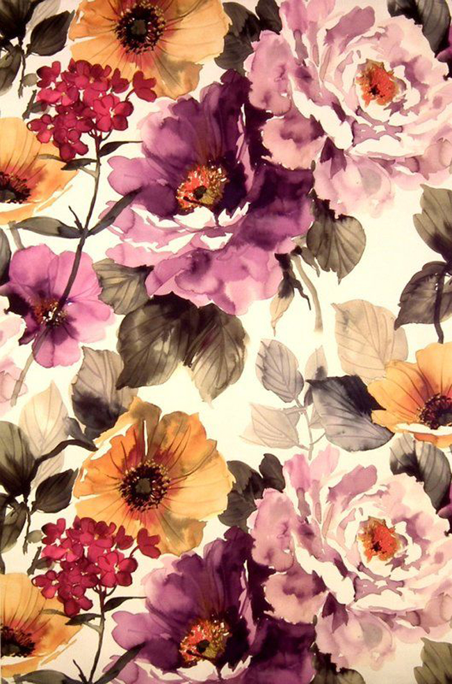 grandma floral design grape floral