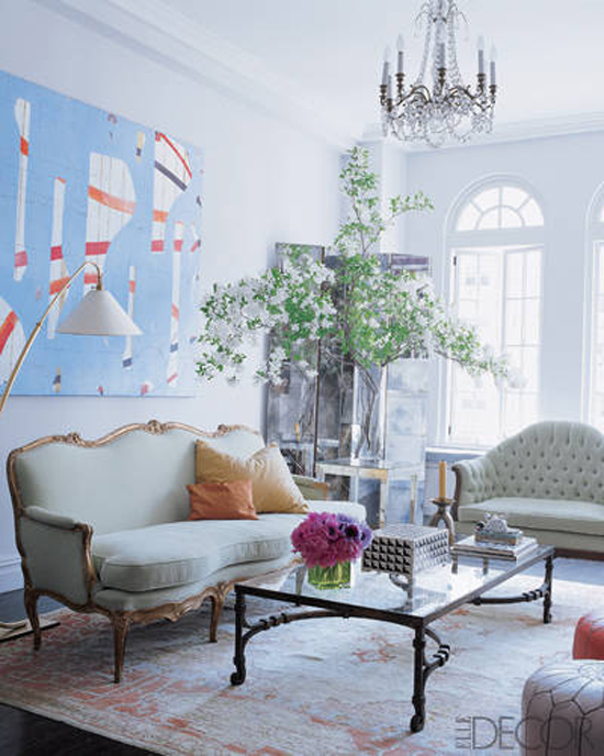 Five Free Ways to add art and beauty via Fieldstone Hill Design, branches , Elle Decor