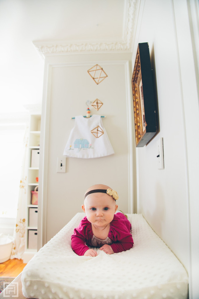 FHD nursery reveal, interior design by @fieldstonehill , georgia on her changing table