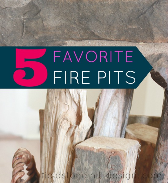 Five favorite fire pits via @fieldstonehill