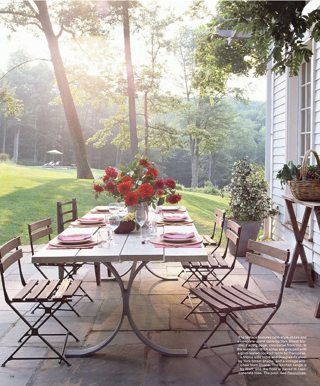 5 faves: dining a fresco via interior designer @fieldstonehill