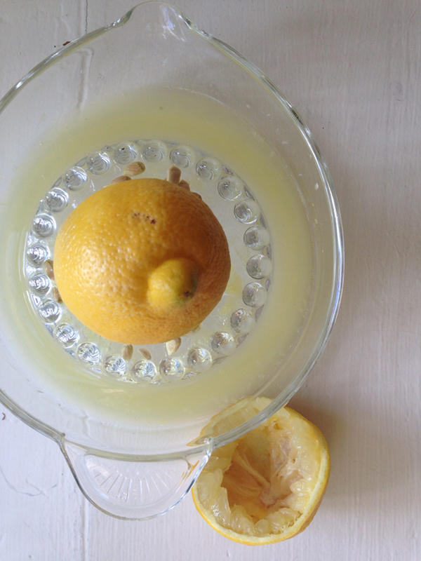 lavender lemonade squeezing the lemons via @fieldstonehill