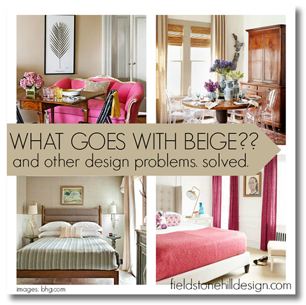 what goes with beige