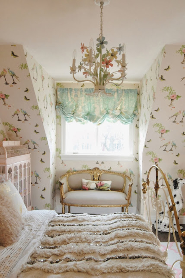 Dreamy Little Girls Bedroom, ditto via @fieldstonehill