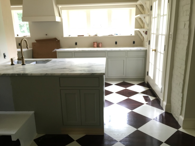 Fieldstone Hill kitchen, mid renovation via @fieldstonehill