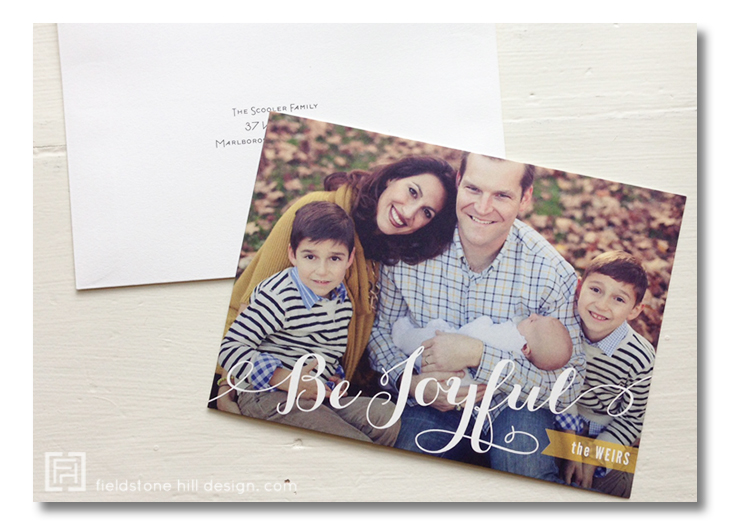 like a mini-gift. The gift of a Christmas card. {+ a $200 giveaway ...